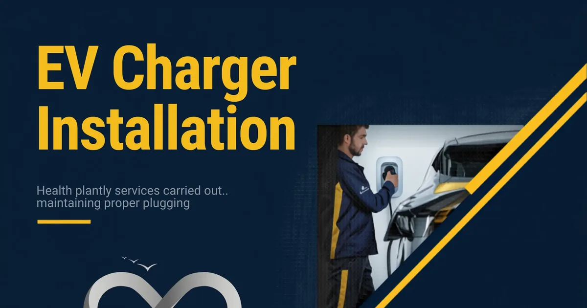 NFinnerty Electrical EV charger installation forming part of a York home's electrical roadmap