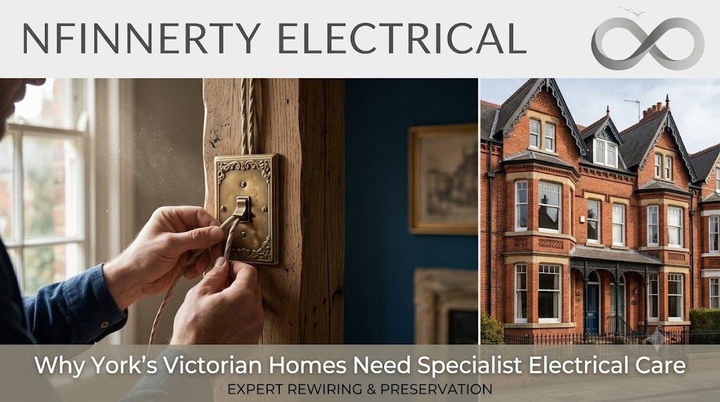 York Victorian period home considered during careful electrical rewiring planning